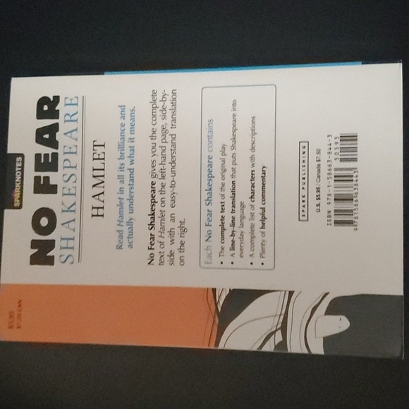 Sparknotes No fear Shakespeare HAMLET SPARKNOTES Guìde - Picture 4 of 4